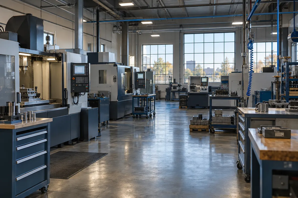 Illustrative manufacturing facility showing commercial electricity loads